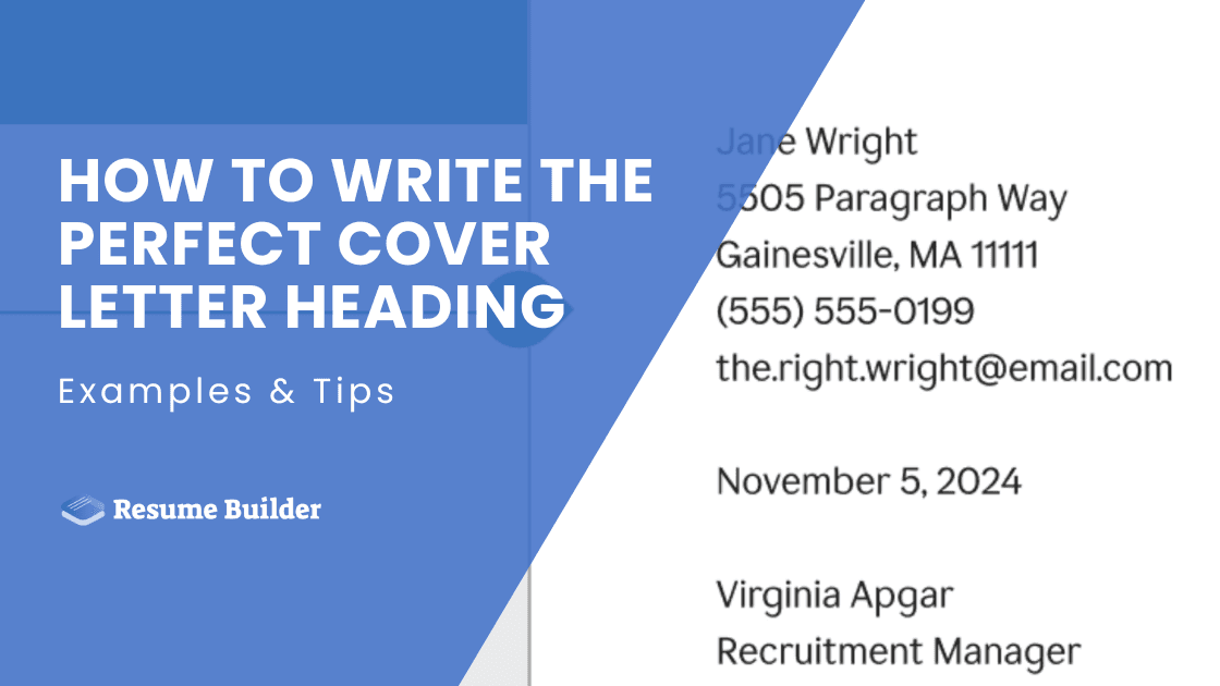 How to Write the Perfect Cover Letter Heading: Examples & Tips