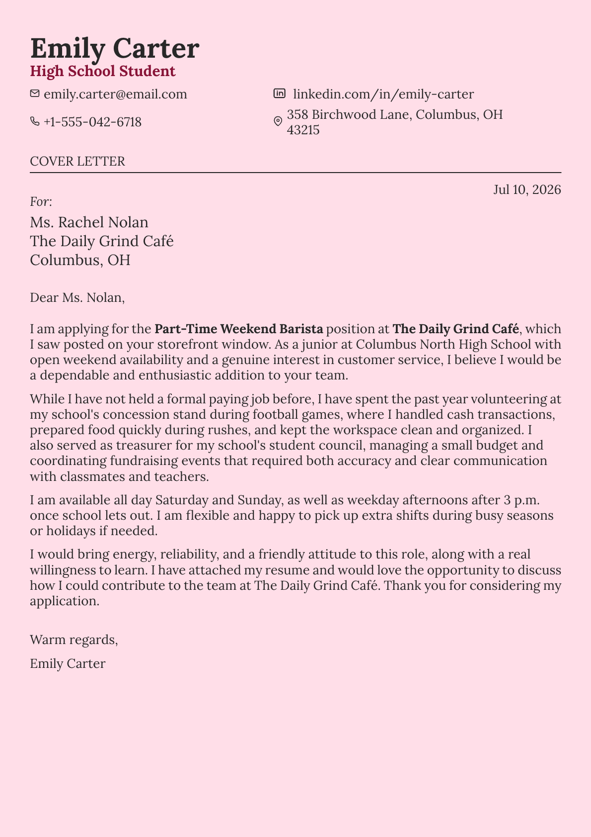 How to Write a Cover Letter for a Part-Time Job